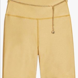 We Wore What Metallic chain Bike Shorts